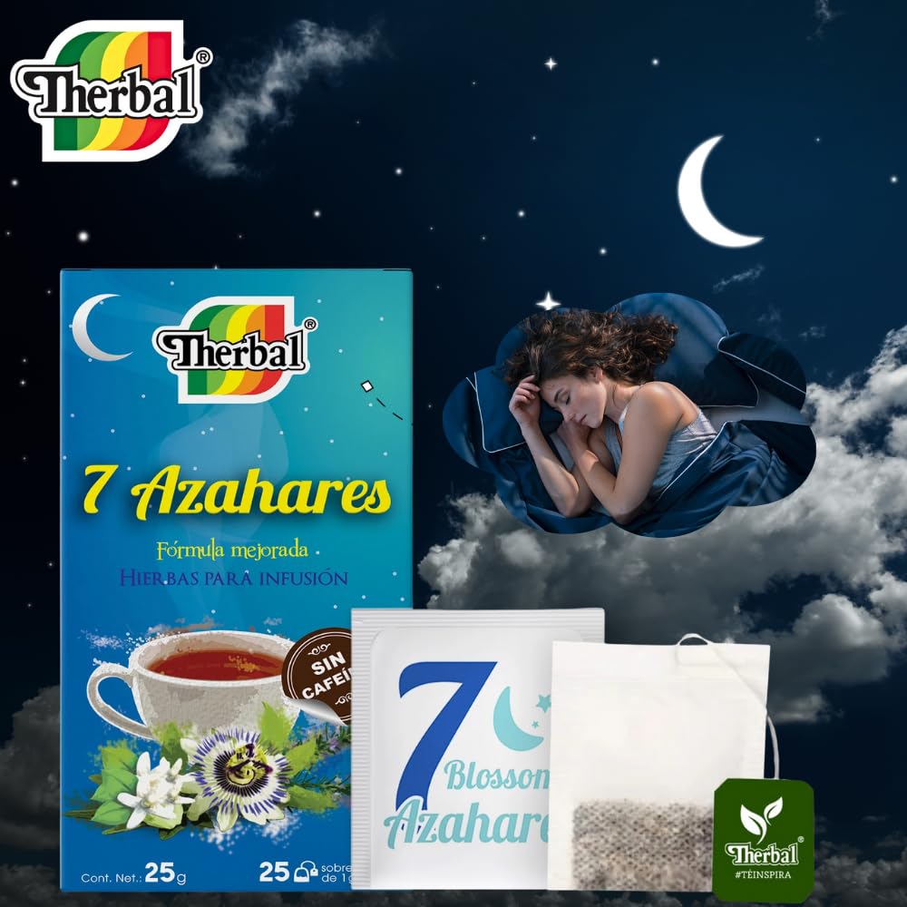 Amazon.com : Therbal 7 Blossoms Herbal Tea – 25 Tea Bags